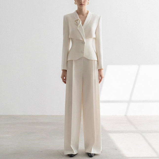 Apricot Business Temperament Small Suit Outfit