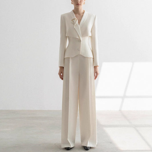 Apricot Business Temperament Small Suit Outfit