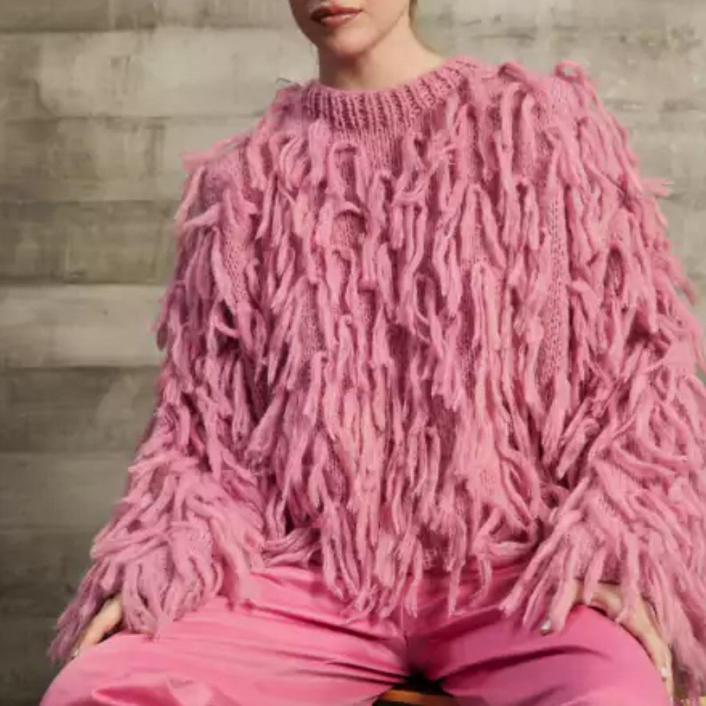 Loose-fitting Tassel Fashion Casual Top Sweater