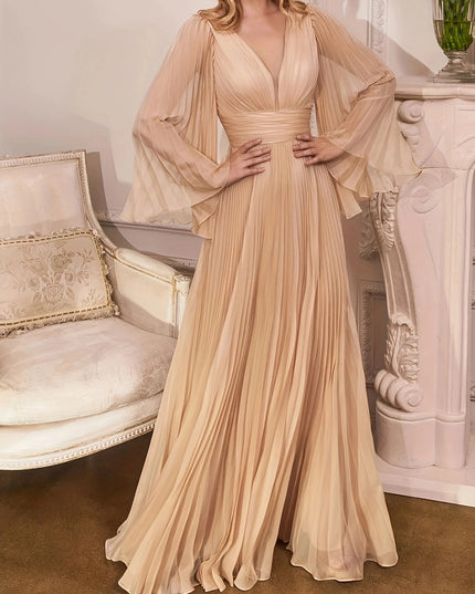 Women's Plus Size V-neck Dress Banquet