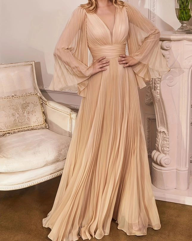 Women's Plus Size V-neck Dress Banquet