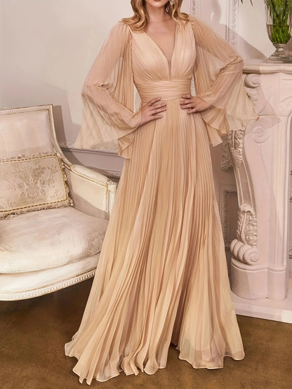 Women's Plus Size V-neck Dress Banquet