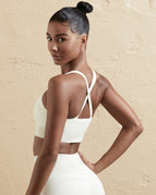 6606 Cross Bra Milky White