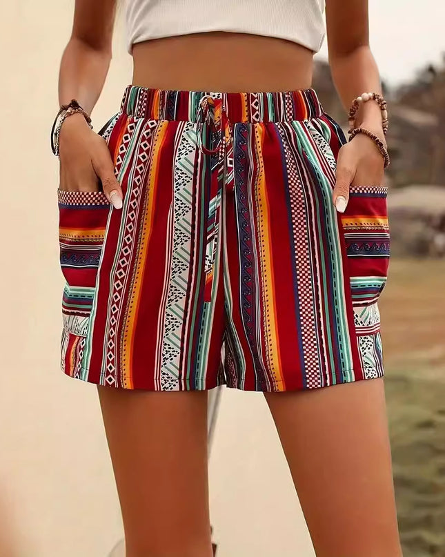 Holiday Fashion Casual Shorts For Women