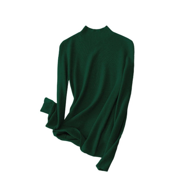 Women's classic half high collar commuting fit