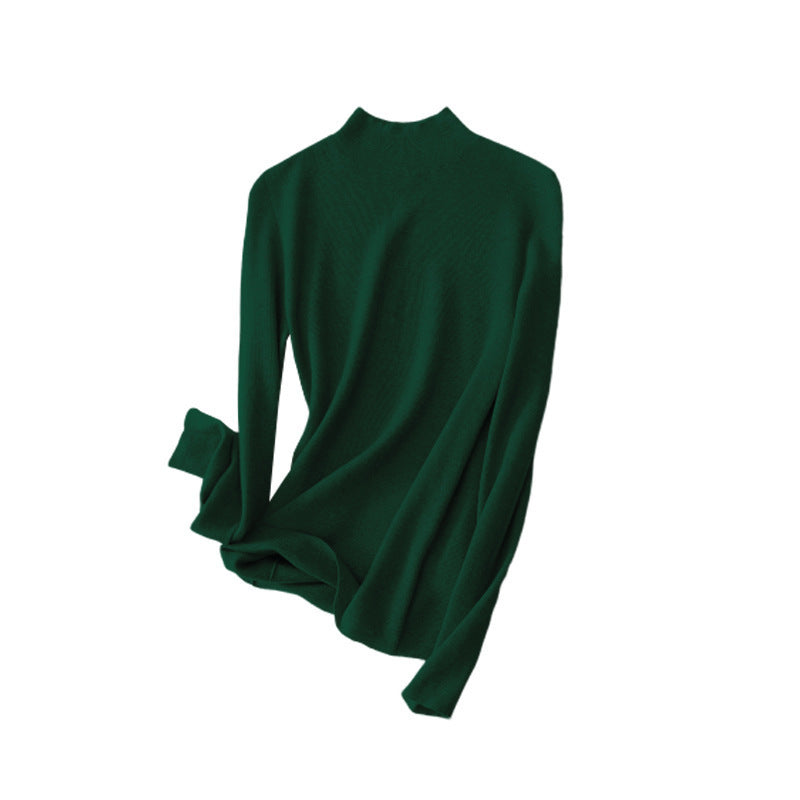 Women's classic half high collar commuting fit