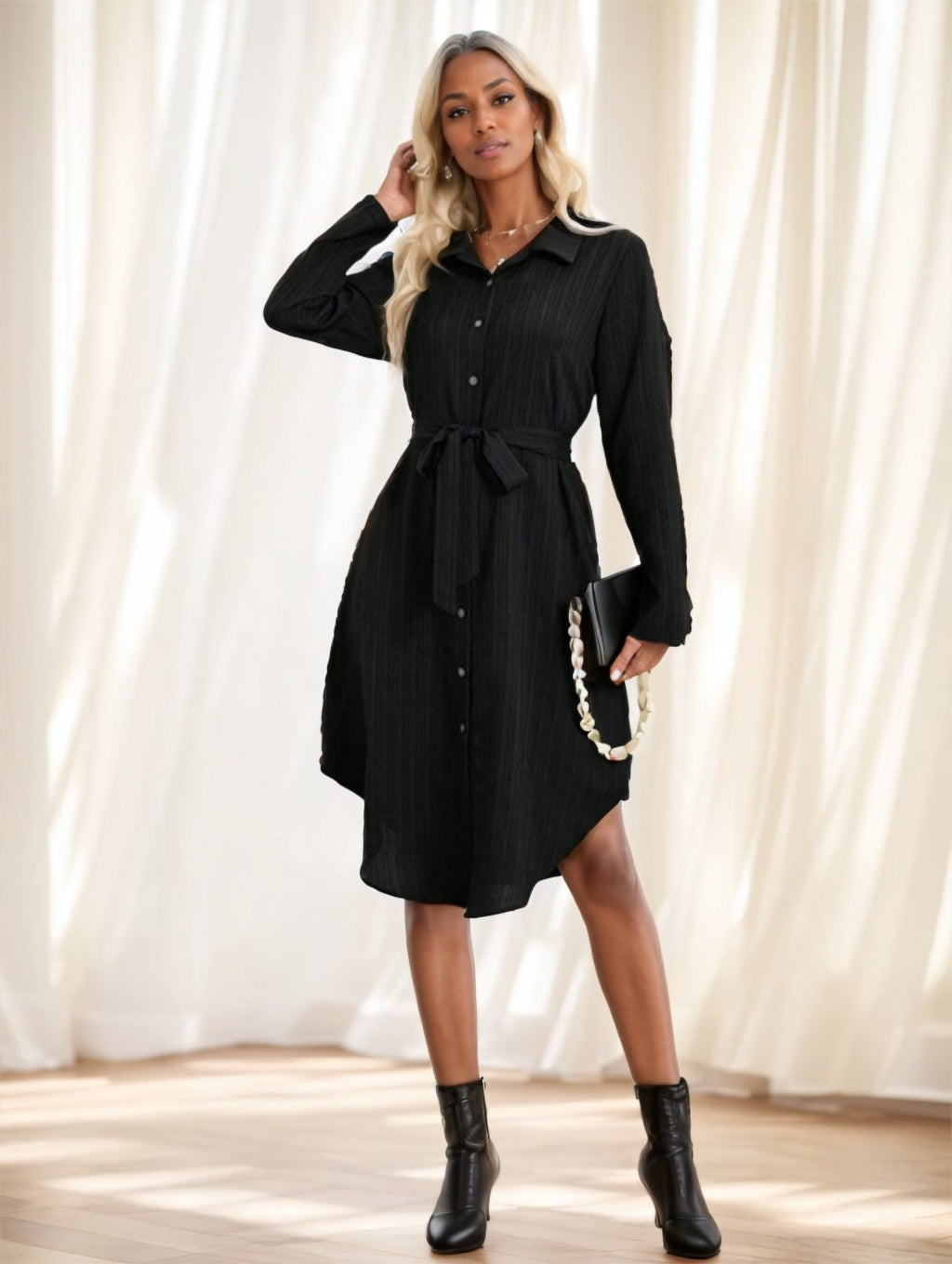 Long Sleeve Midi Dress