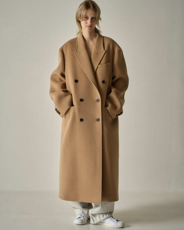 Loose And Lazy Style Thickened Woolen Coat
