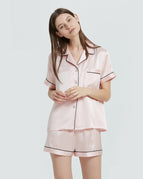 Pink skin black stripe