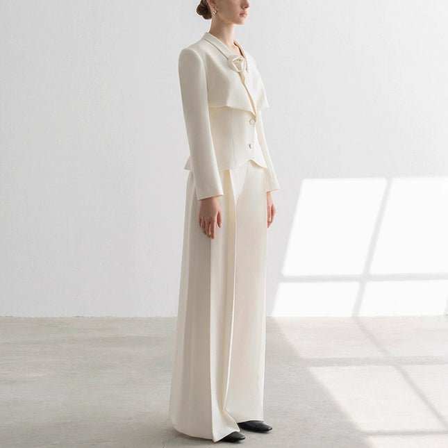 Apricot Business Temperament Small Suit Outfit