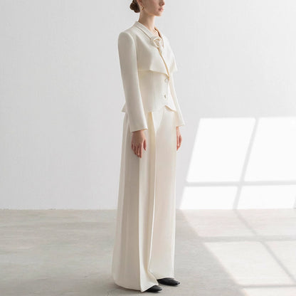 Apricot Business Temperament Small Suit Outfit