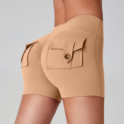 Naked Women Feeling High Elastic Running Quick-drying Pants