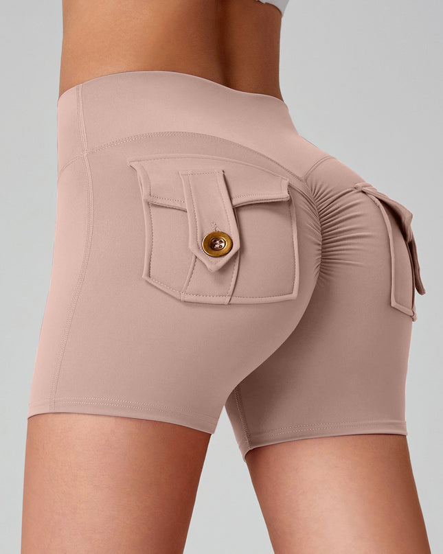 Naked Women Feeling High Elastic Running Quick-drying Pants