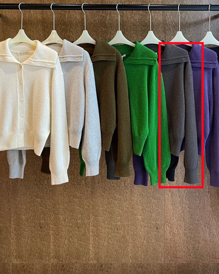 Full Wool Soft Glutinous Warm Turn Turtleneck Pullover