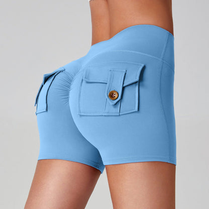 Naked Women Feeling High Elastic Running Quick-drying Pants