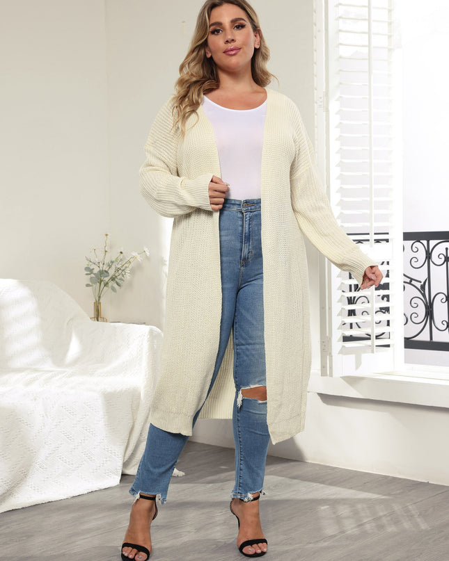 Women's Coat Simple Fashion European And American Style Plus Size Women's Sweater Cardigan