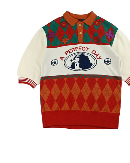 Women's Color Matching Padded Warm Sweater