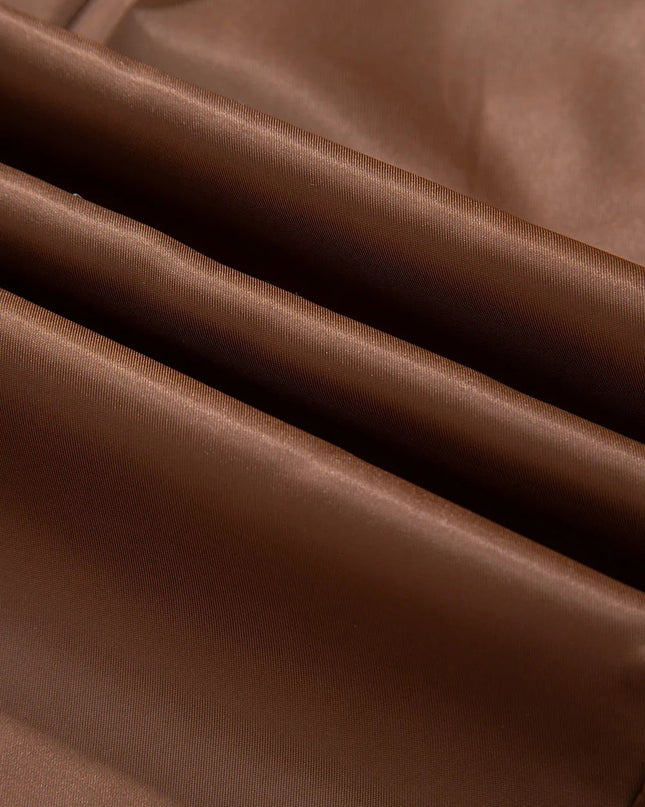 Brown Houndstooth Lapel Collar Blazer