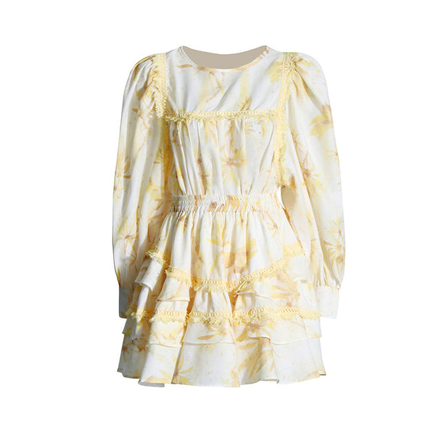 Fashion Ruffles Skirt Suit