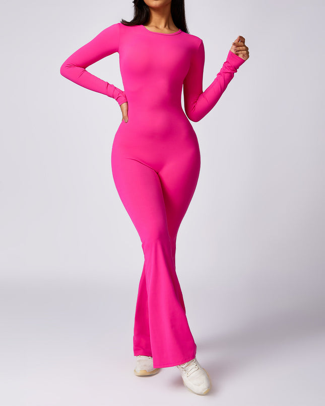 Long Sleeve  Jumpsuit  Feeling Tight Quick-drying Sports Workout