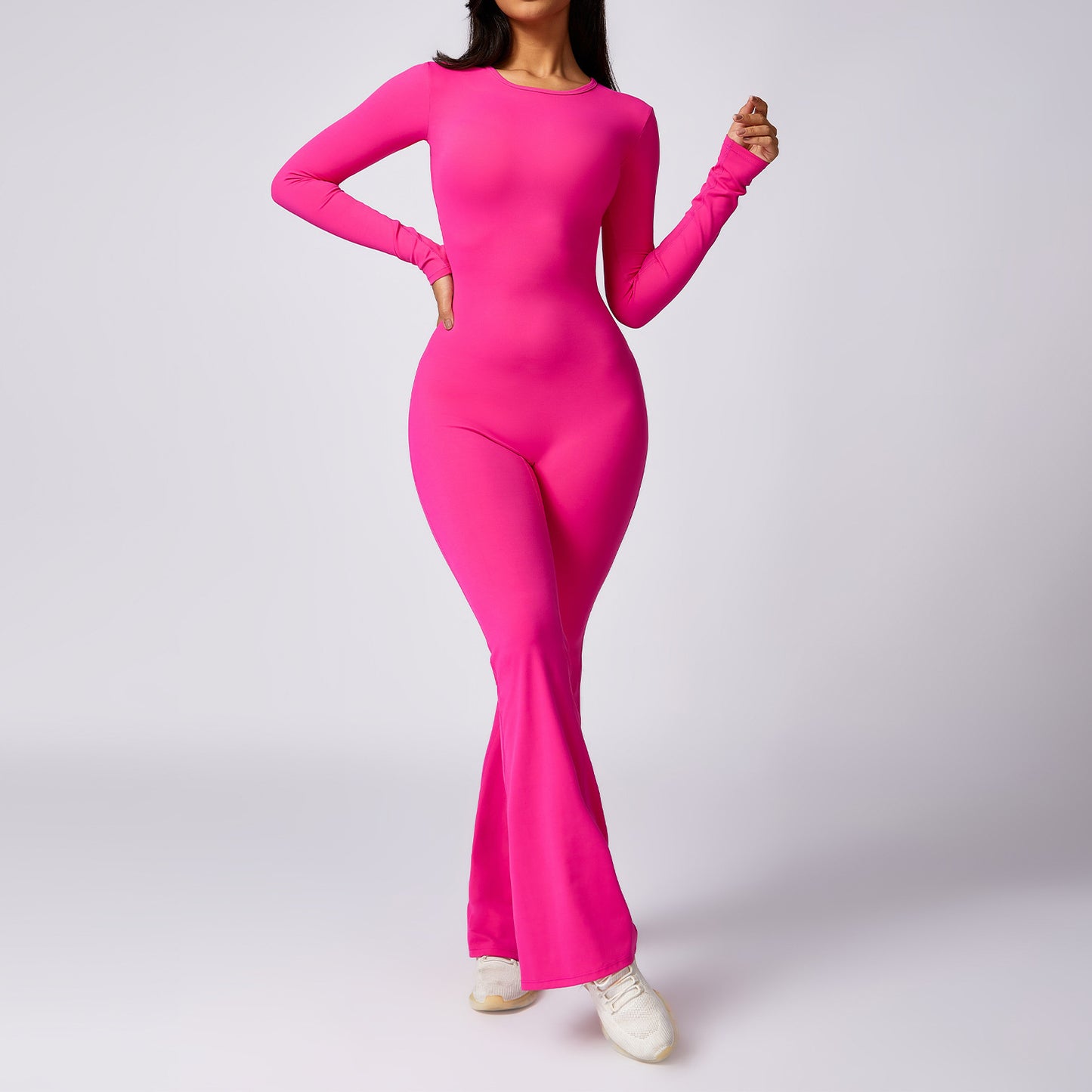 Long Sleeve  Jumpsuit  Feeling Tight Quick-drying Sports Workout