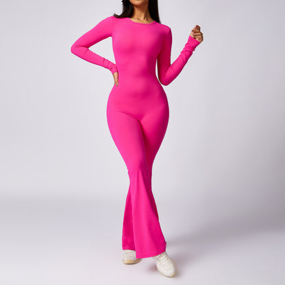 Long Sleeve  Jumpsuit  Feeling Tight Quick-drying Sports Workout