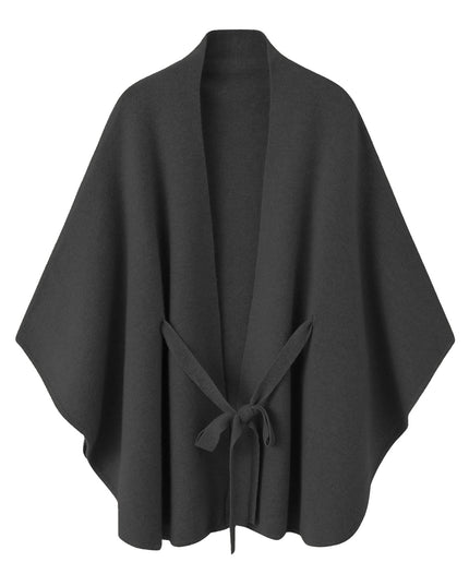 Cashmere Cloak Lace-up Fashionable Outerwear Sweater