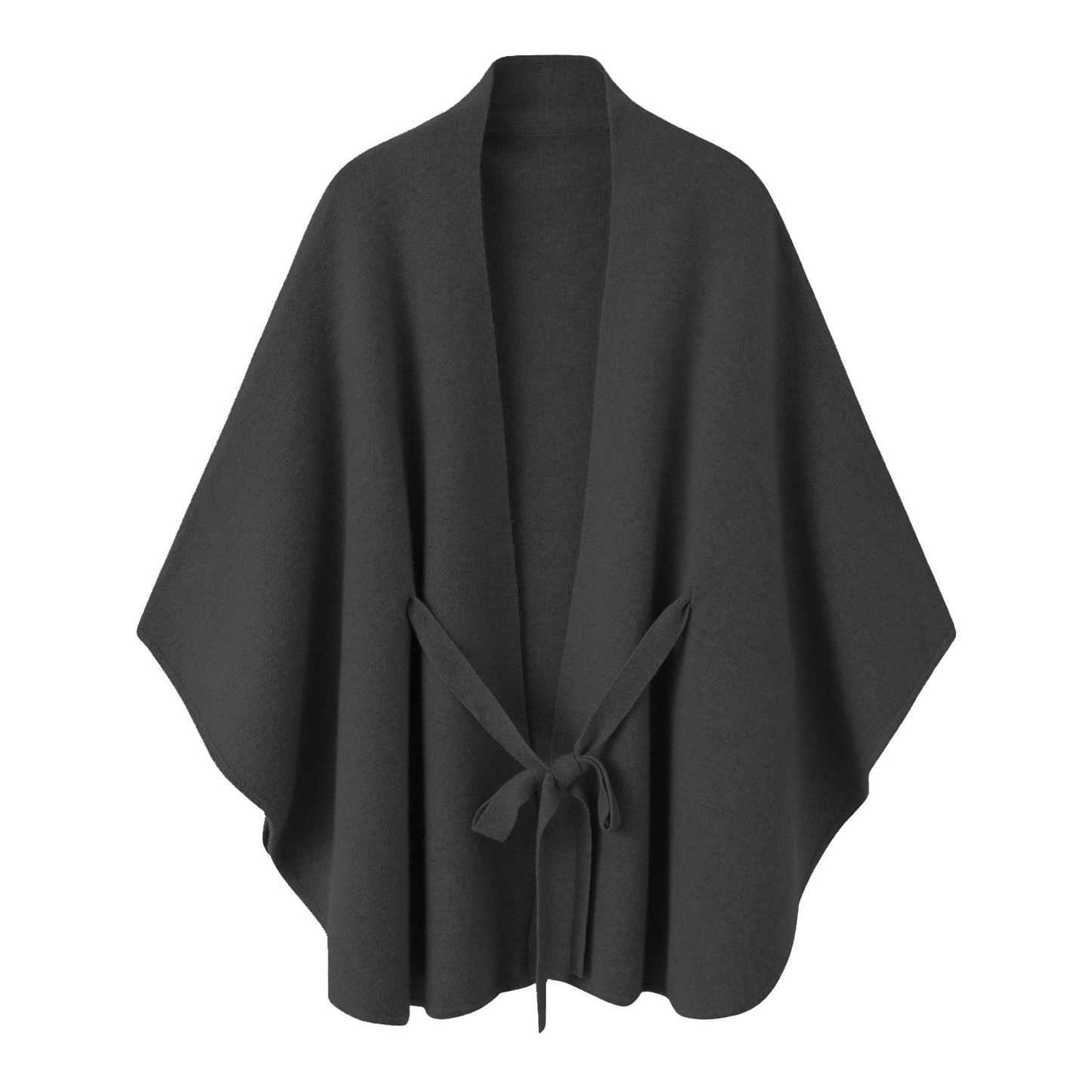 Cashmere Cloak Lace-up Fashionable Outerwear Sweater