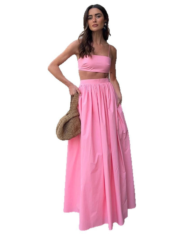 Cotton sexy Skirt Suit