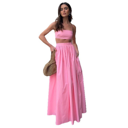 Cotton sexy Skirt Suit