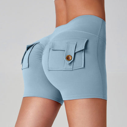Naked Women Feeling High Elastic Running Quick-drying Pants