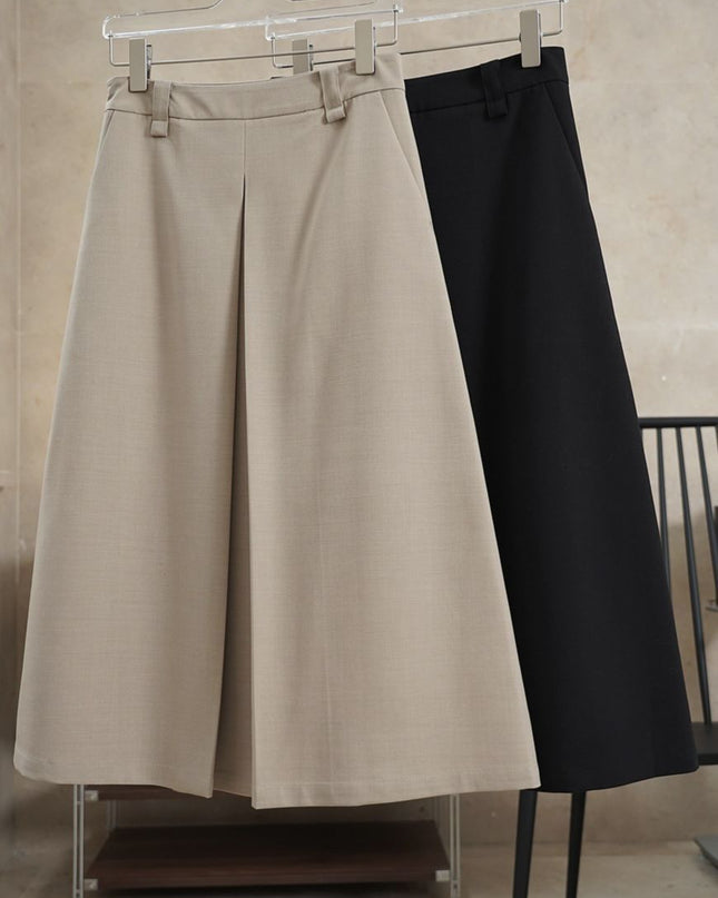 Retro Design High Waist Suit Skirt