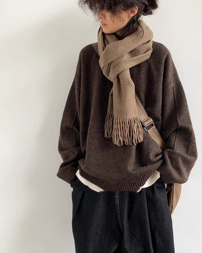 Retro Loose Sweater Autumn Clothing