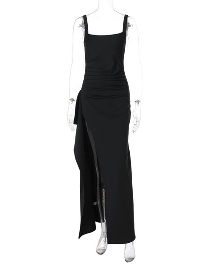 Fashion Personalized Women's Sling High Slit Dress