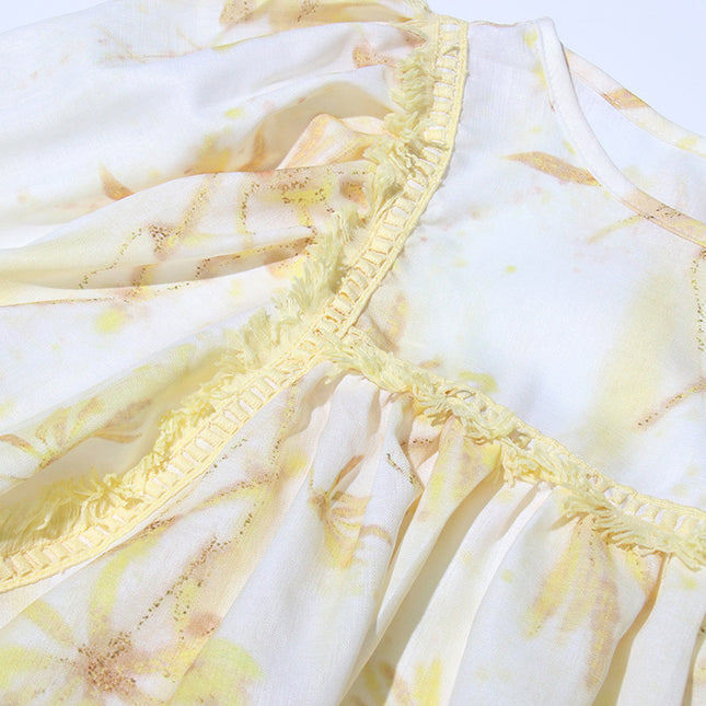 Fashion Ruffles Skirt Suit