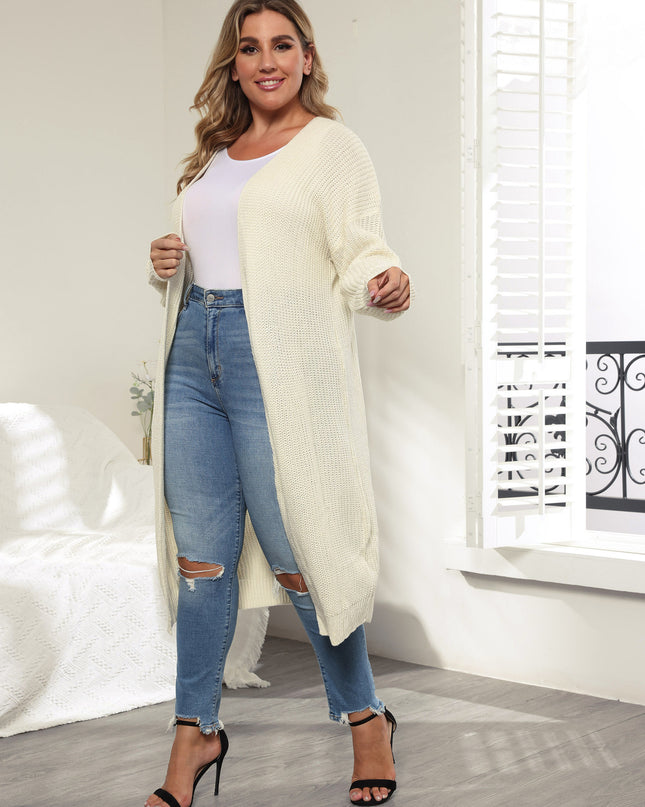 Women's Coat Simple Fashion European And American Style Plus Size Women's Sweater Cardigan