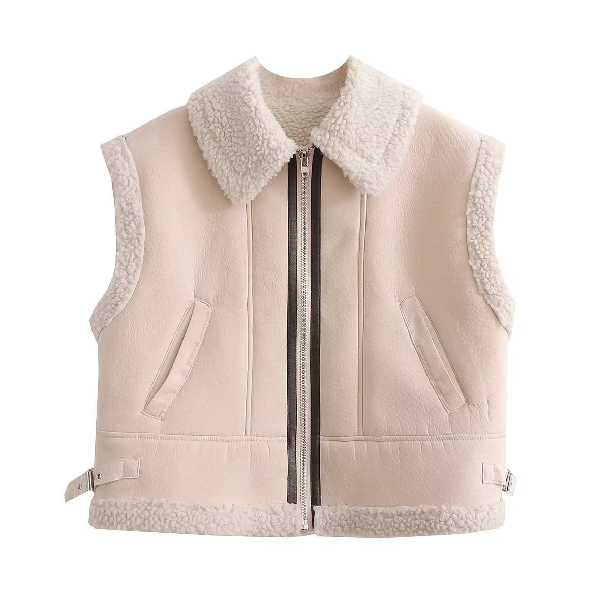 Street Fashion Fur Vest Coat