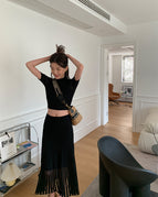 Exquisite black skirt