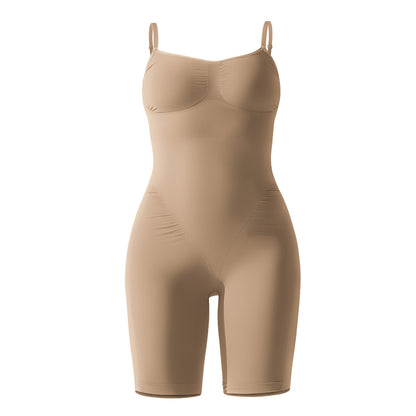 High Elastic Jumpsuit Shorts Sports Running Fitness
