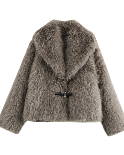 Coat Women's Fashion Artificial Fur Short