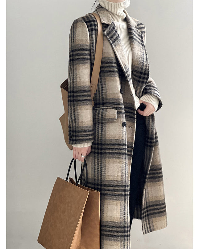 Retro Double-faced Woolen Goods Coat