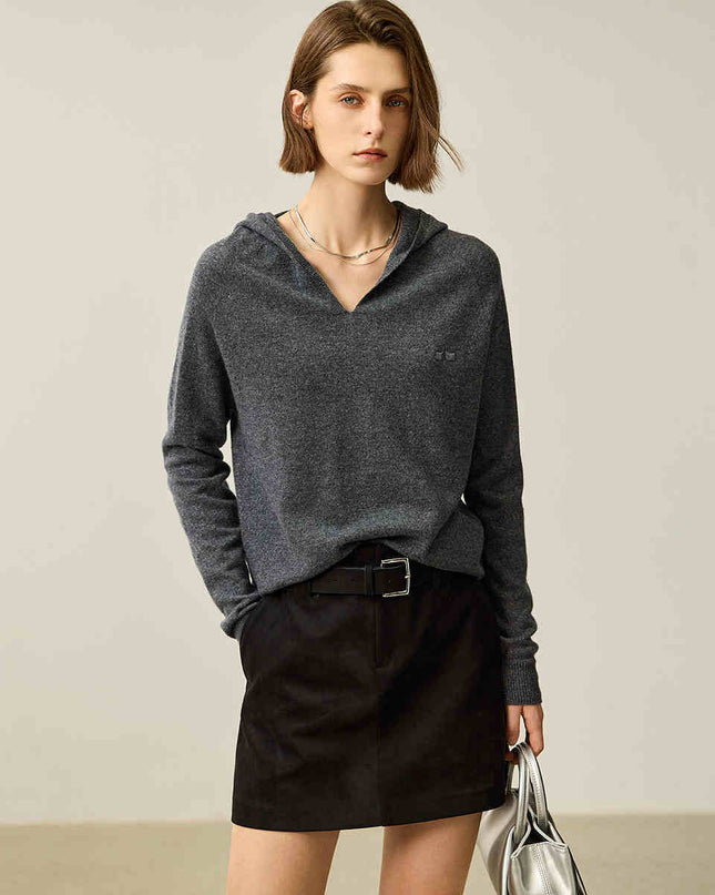 Casual Hooded Loose Commuter Sweater For Women