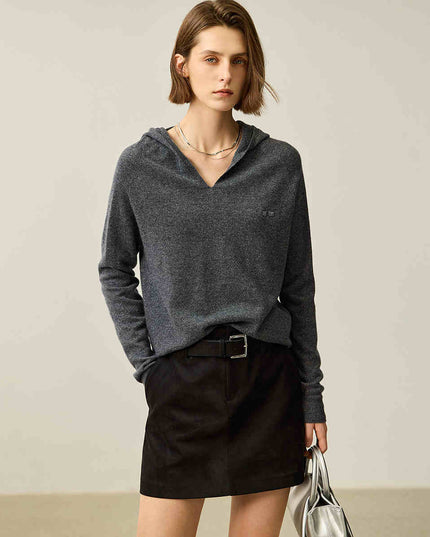 Casual Hooded Loose Commuter Sweater For Women