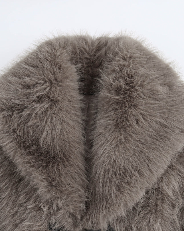 Coat Women's Fashion Artificial Fur Short