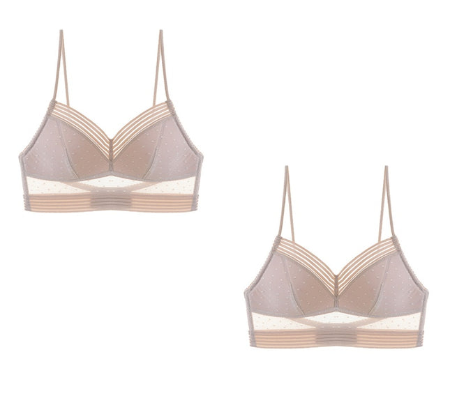 Backless Bra Invisible Bralette Thin Lace Wedding Bras Low Back Underwear Push Up Brassiere Women Seamless Lingerie Sexy BH Top