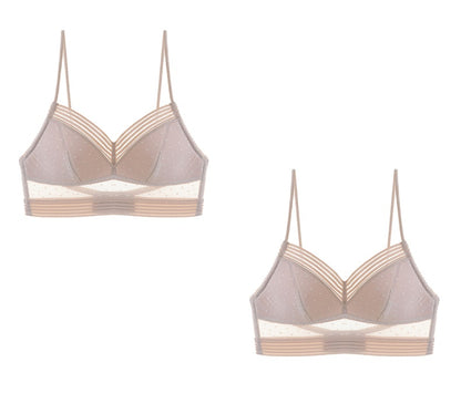 Backless Bra Invisible Bralette Thin Lace Wedding Bras Low Back Underwear Push Up Brassiere Women Seamless Lingerie Sexy BH Top