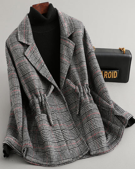 Short Woolen Coat Double-sided Wool Overcoat