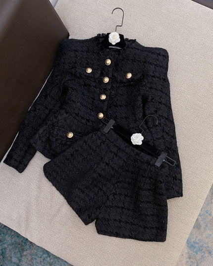 Tweed Jacket Jacket Shorts Suit Two-piece Suit