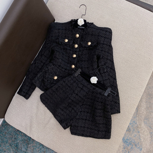 Tweed Jacket Jacket Shorts Suit Two-piece Suit
