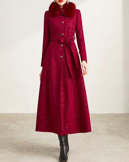 Temperament Slim Slim Medium-length To Ankle Cape Coat